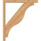 Ekena Millwork Funston Block Smooth Bracket w/ Offset Brace, Western Red Cedar, 3 1/2"W x 24"D x 28"H BKT0402X24X28FST05SWR - alternate 3